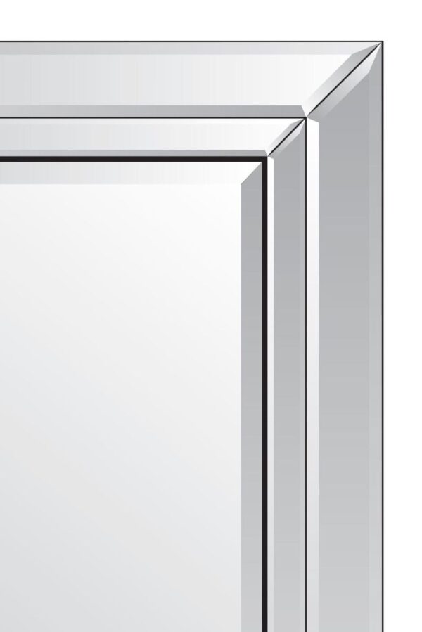 All Glass Dress Mirror 120cm x 40cm - Image 3
