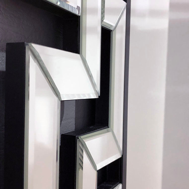 Large Rectangular Grecian Key Venetian Wall Mirror 120cm x 80cm - Image 4