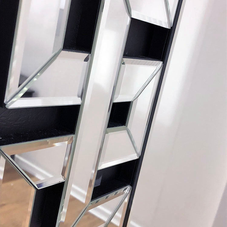 Large Rectangular Grecian Key Venetian Wall Mirror 120cm x 80cm - Image 5