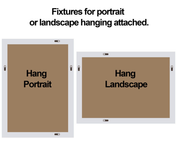 Modern Multi-Facet Glass Frame Zip Wall Mirror 120cm x 80cm - Image 4