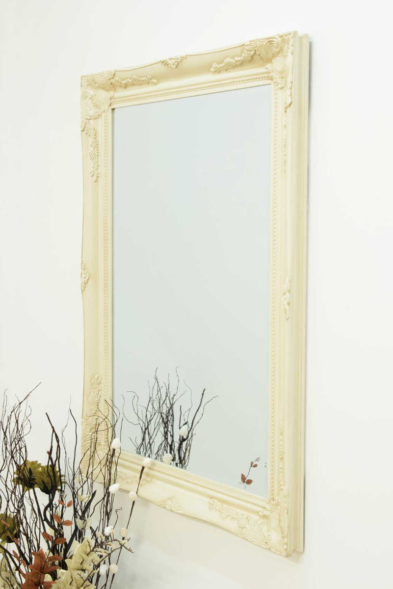 Ivory Wall Mirror 110cm x 79cm - Image 4