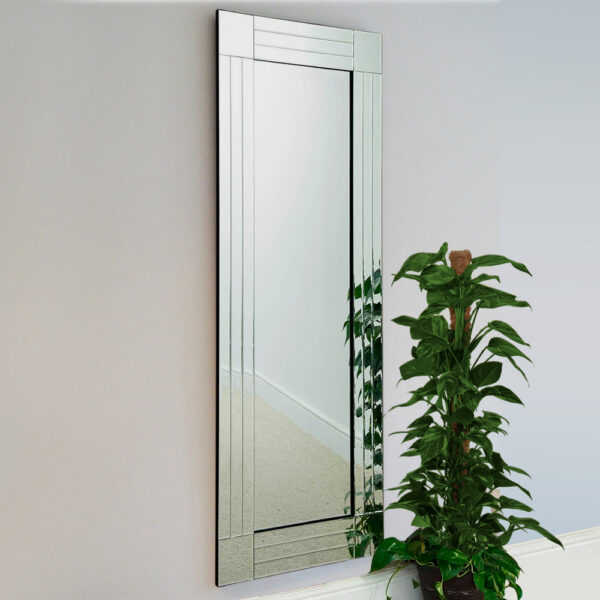 Molly Full Length Triple Frame Wall Mirror 120cm x 40cm