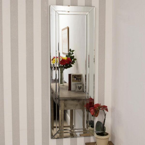 All Glass Dress Mirror 120cm x 40cm