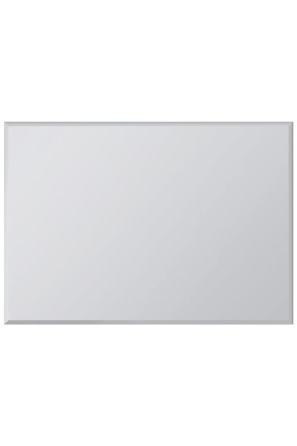 FRAMELESS ALL GLASS Single Bevelled Venetian Wall Mirror – 90cm x 60cm - Image 3