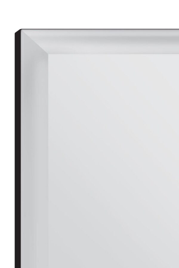 FRAMELESS ALL GLASS Single Bevelled Venetian Wall Mirror – 120cm x 80cm - Image 2
